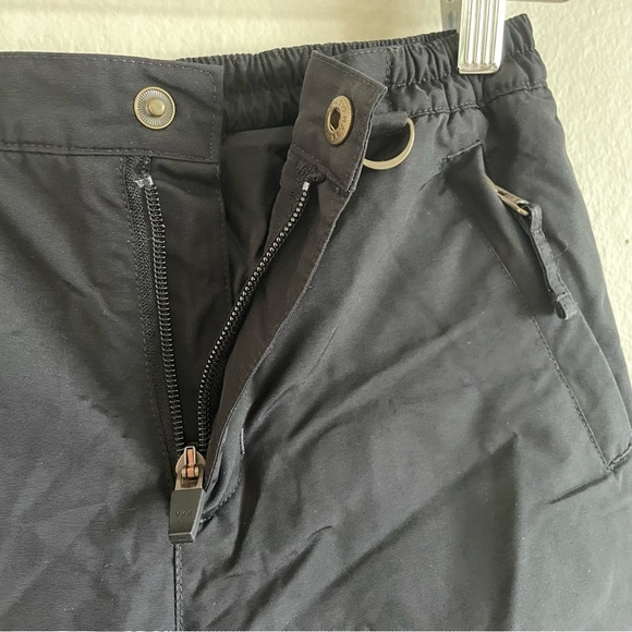 Lands' End Squall Snow Ski Pants Kids Girls 6X Black Grow A Longs Waterproof - Picture 6 of 16